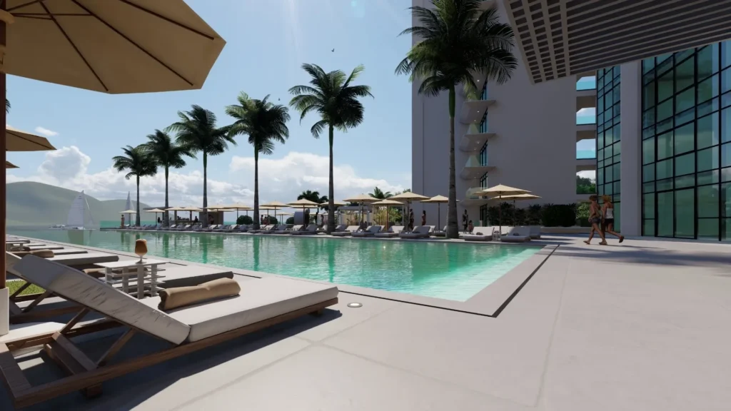 Appartement à vendre Aqua Resort Sint Maarten avec piscine commune